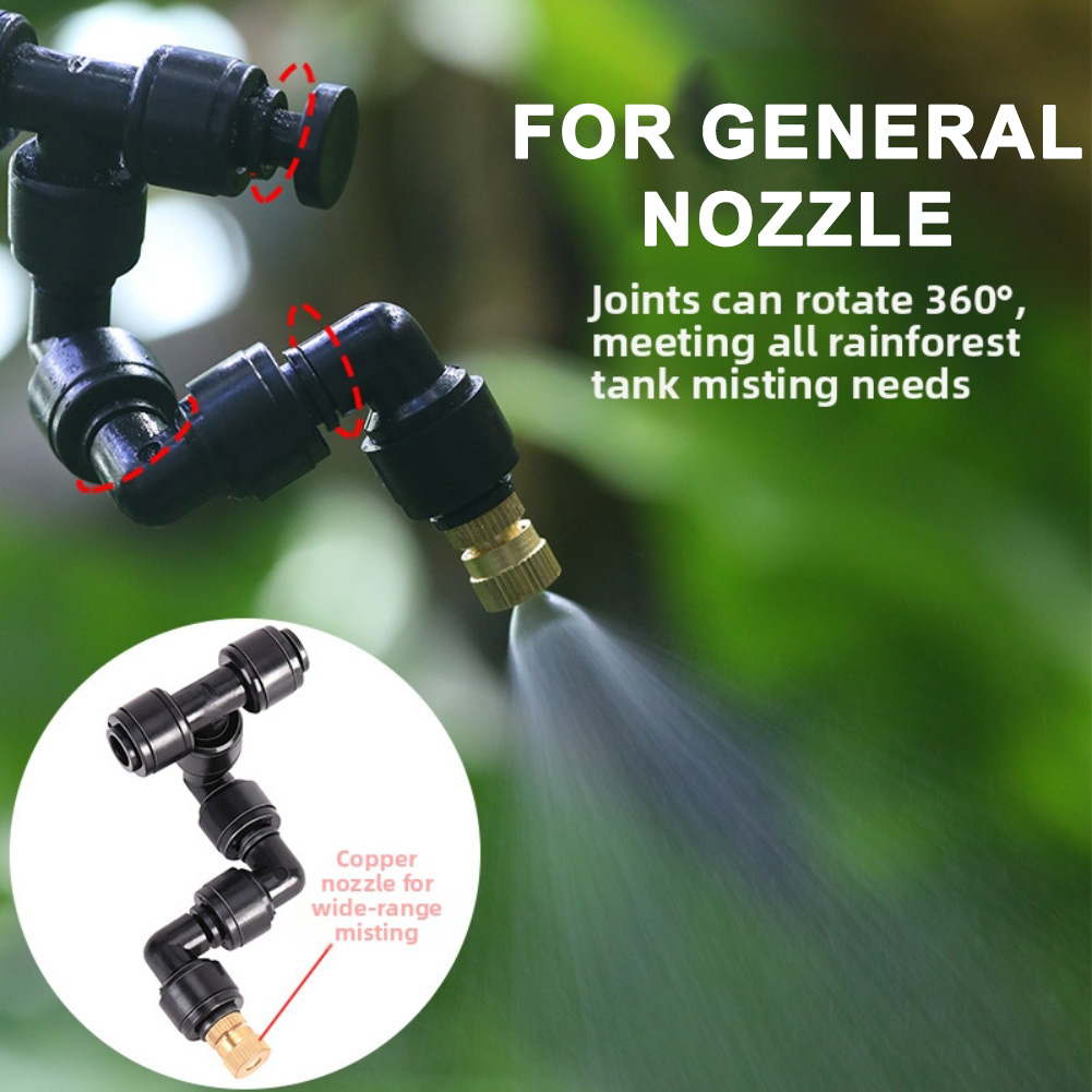 2 Boquillas Atomizadoras Negra - Misting Nozzle Reptile reseña y precio